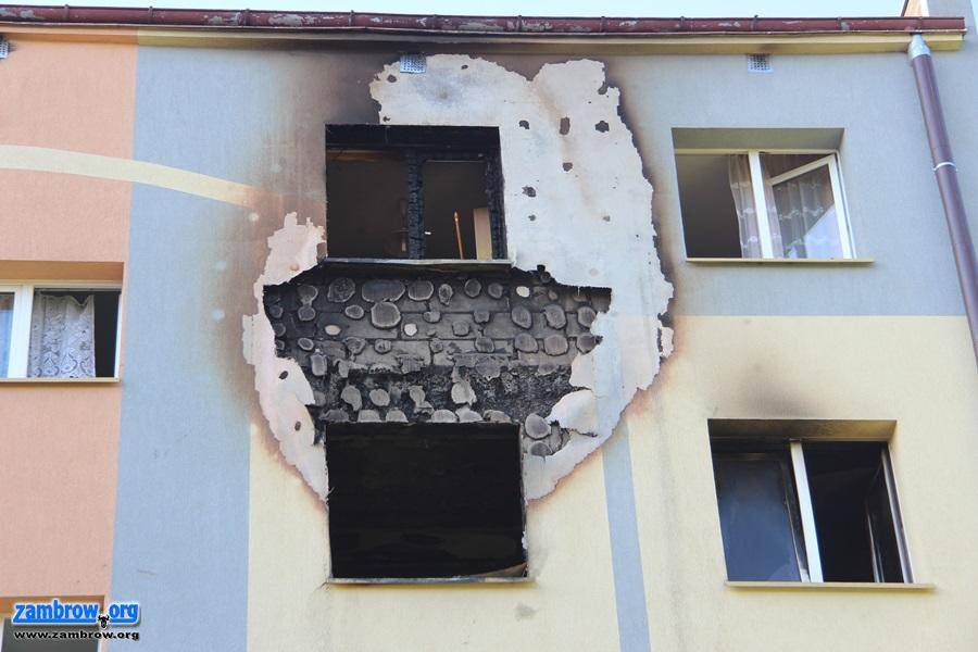 Pożar mieszkania przy ul. Grunwaldzkiej 