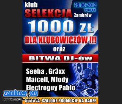 1000 zł do wygrania w Klubie Selekcja 