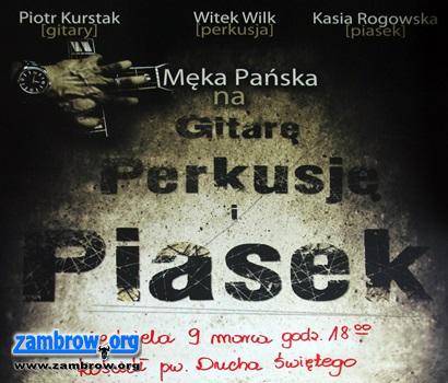 Zapraszamy na Mękę Pańską z „piaskiem” w tle