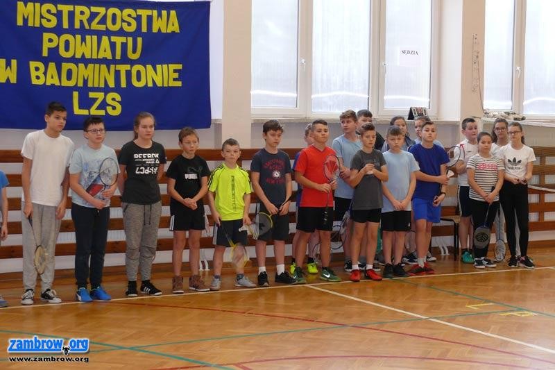 Wyniki Mistrzostw Powiatu Zambrowskiego w badmintonie 