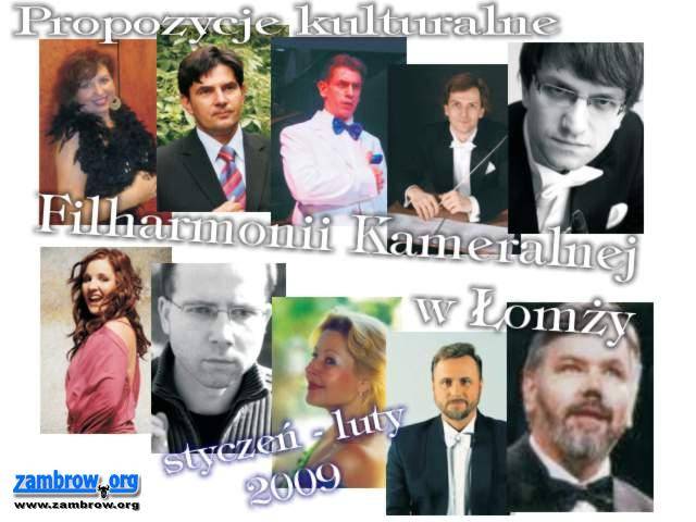 Filharmonia zaprasza na koncerty w styczniu i lutym
