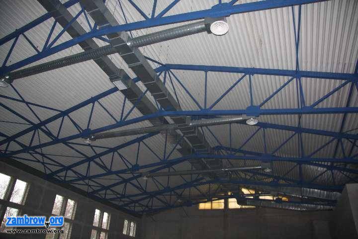 Trwa budowa hali sportowej ZS1