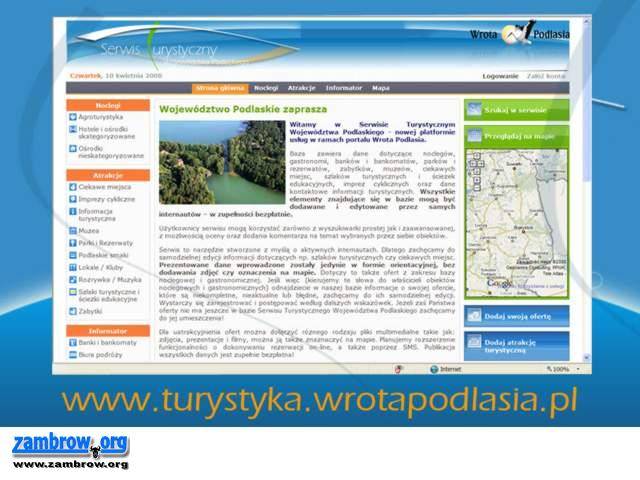 Dziś rusza Serwis Turystyczny Województwa Podlaskiego