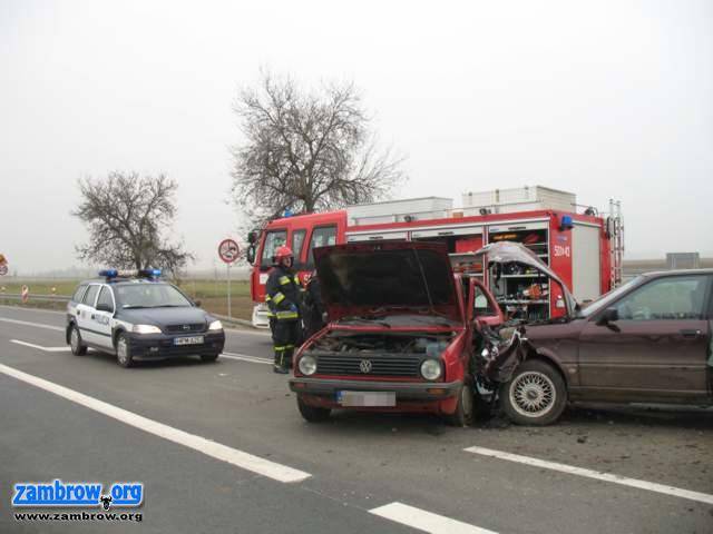 Wypadek przed Wiśniewem 