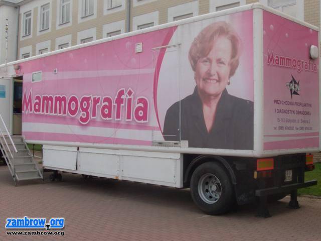 Bezpłatne badania mammograficzne w Zambrowie