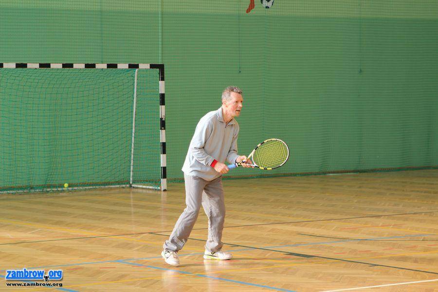 Rozegrano I Halowy Turniej Tenisa Ziemnego o Puchar Burmistrza Miasta Zambrów [foto]