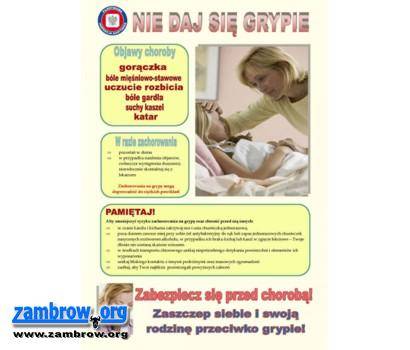 Inspektor sanitarny ostrzega przed grypą