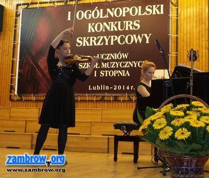 Sukces młodej skrzypaczki z Zambrowa
