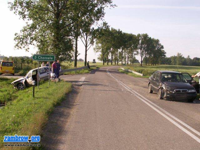 Wymusił pierwszeństwo. Dwie osoby trafiły do szpitala