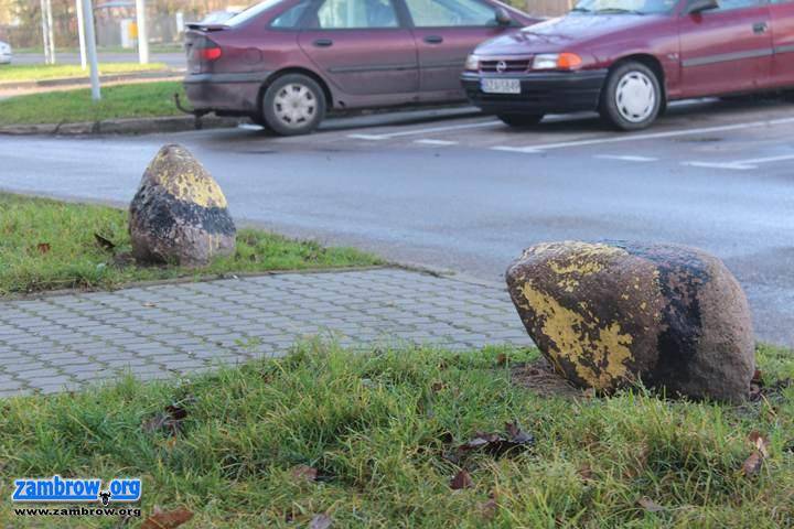 ZSM walczy z niesfornymi kierowcami … kamieniami