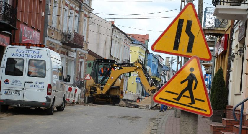 Trwają roboty na ul. Kościuszki. Uwaga na utrudnienia! [foto]