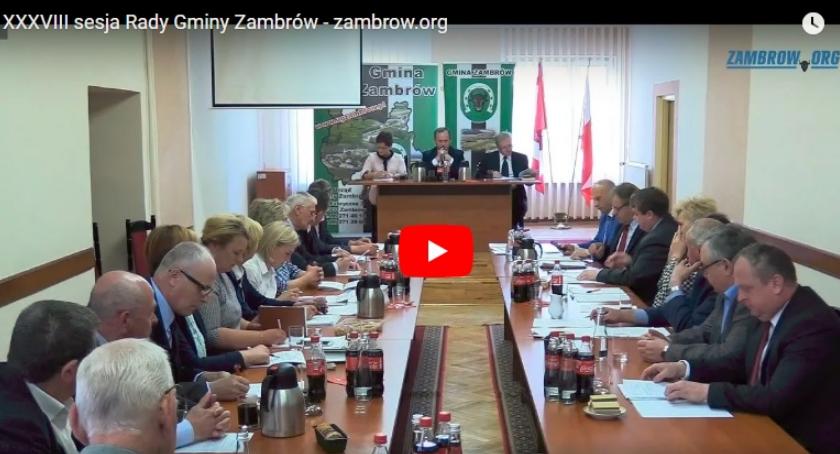 XXXVIII sesja Rady Gminy Zambrów [retransmisja]