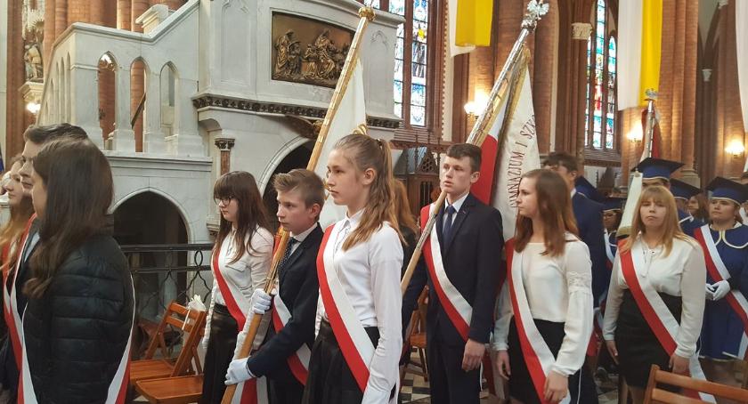 Uczniowie z Osowca na zjeździe rodziny szkół im. Jana Pawła II