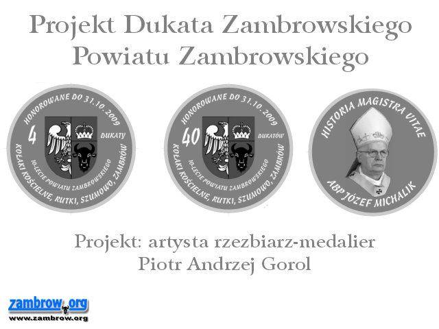 Dukaty lokalne w tym roku wyda również Powiat Zambrowski