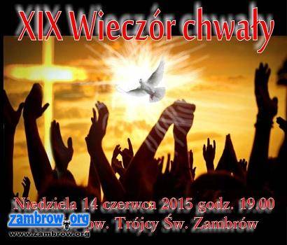 Zapraszamy na XIX Wieczór Chwały