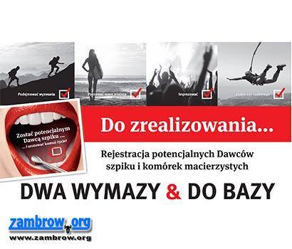 Studenci PWSIiP zapraszają do rejestracji w bazie dawców szpiku kostnego