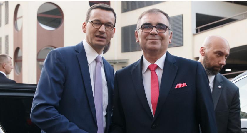 Premier Morawiecki w Białymstoku. Nasz region reprezentował Stanisław Rykaczewski [foto]