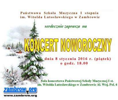 Zapraszamy na Koncert Noworoczny do PSM