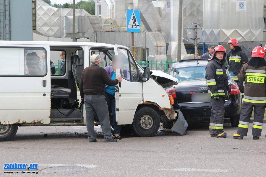 Kolizja „przy kominie” [foto]