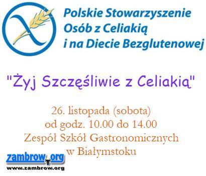 Zapraszamy na konferencję Żyj Szczęśliwie z Celiakią