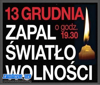 Dziś 34. rocznica wprowadzenia stanu wojennego