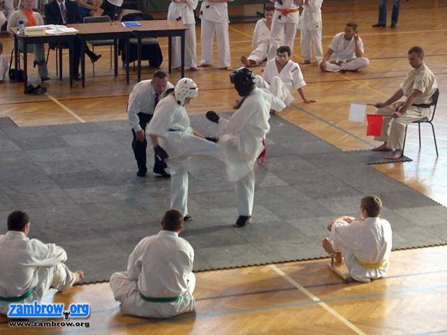Otwarte Mistrzostwa Polski Kyokushin Budokai w Zambrowie 
