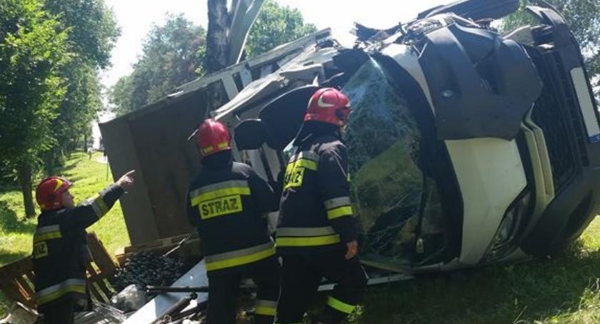 Ciężarówki zderzyły się na DK63 [foto]