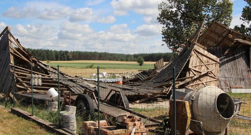 Skutki wichury w powiecie zambrowskim [foto+video]