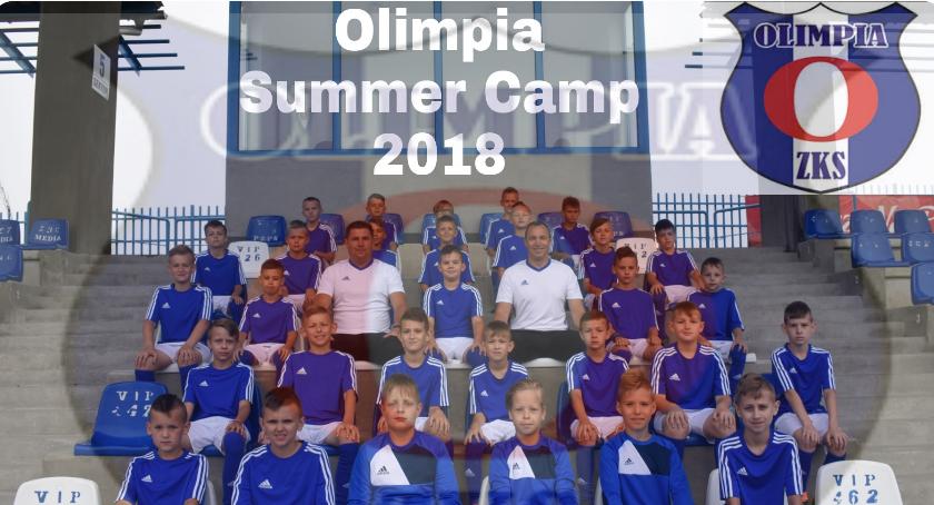 Młodzi piłkarze na Olimpia Summer Camp 2018