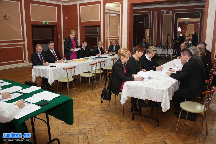 Rada Gminy Zambrów uchwaliła budżet na 2015 rok [retransmisja]