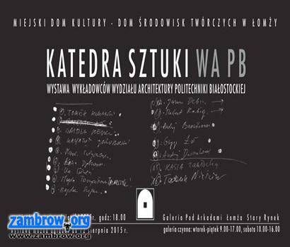 MDK-DŚT zaprasza na wernisaż 