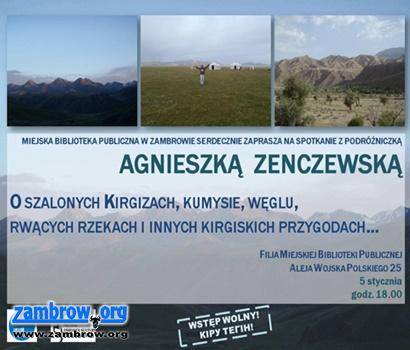 MBP zaprasza na spotkanie z podróżniczką 