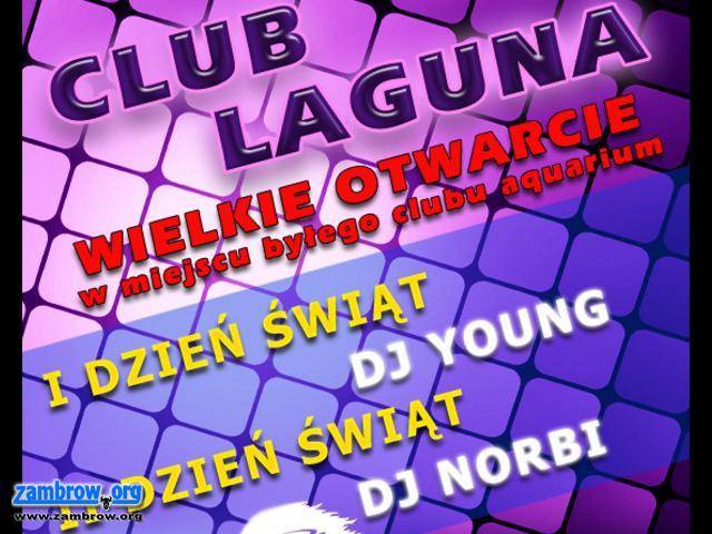 Nowy klub LAGUNA – wielkie otwarcie w I dzień Świąt