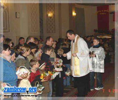 Harmonogram święcenia pokarmów