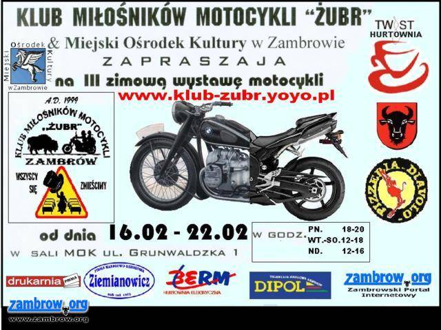 Za tydzień - wystawa motocykli w Zambrowie