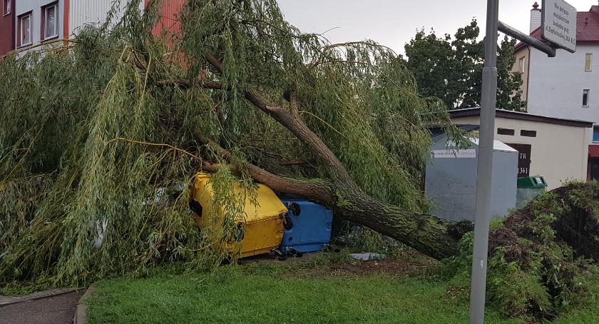 Ulewa przeszła nad Zambrowem [foto+video]