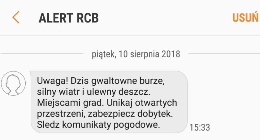 Dostałeś sms-a od ALERT RCB? Ruszył pilotażowy program ostrzegania