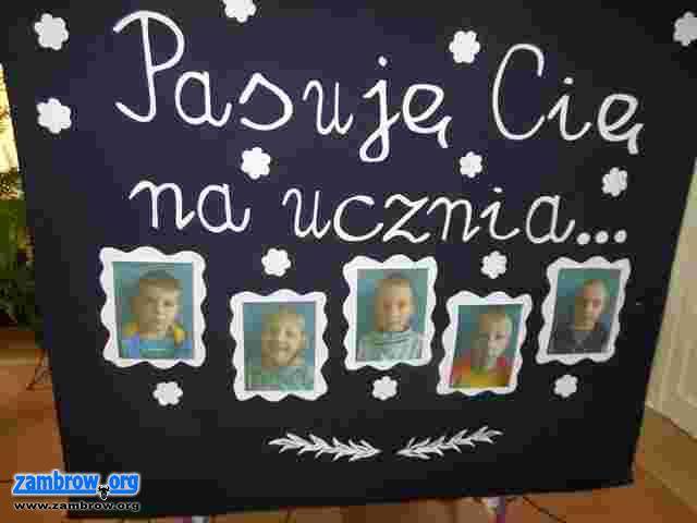 Ślubowanie i pasowanie w Starym Skarżynie