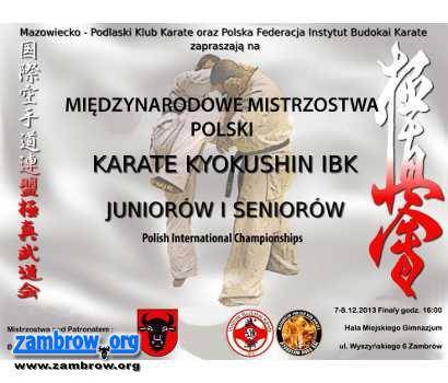 Zapraszamy na Mistrzostwa Polski Karate Kyokushin IBK