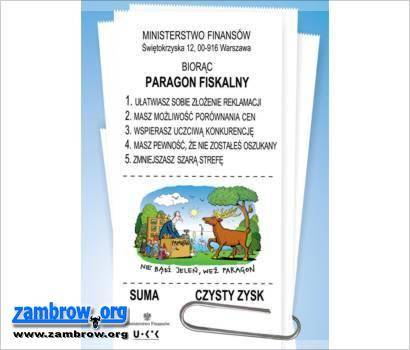 Nie bądź jeleń, weź paragon