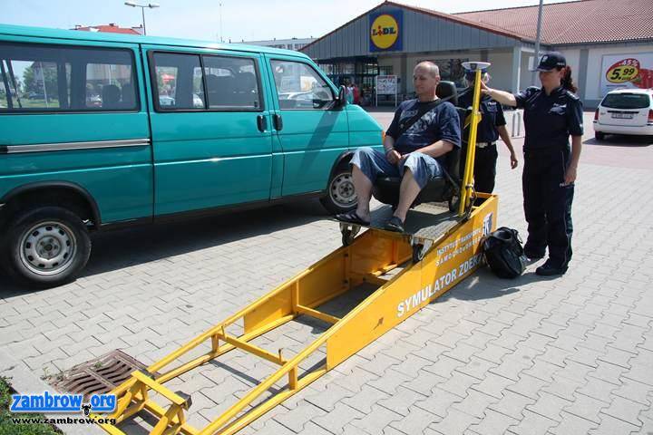 Symulator zderzeń w Zambrowie
