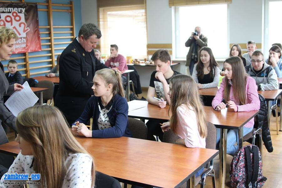 Młodzież z powiatu zambrowskiego wie jak zapobiegać pożarom [foto]