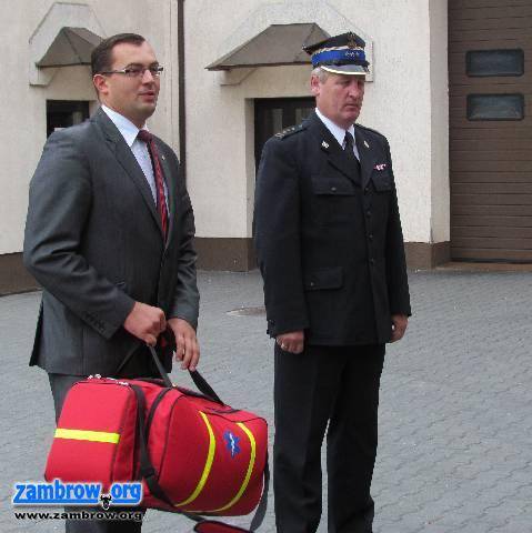 Strażacy otrzymali od ARiMR torbę medyczną