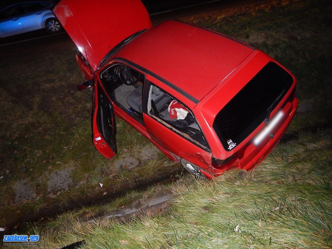 Dwa zdarzenia drogowe na DK63 [foto]