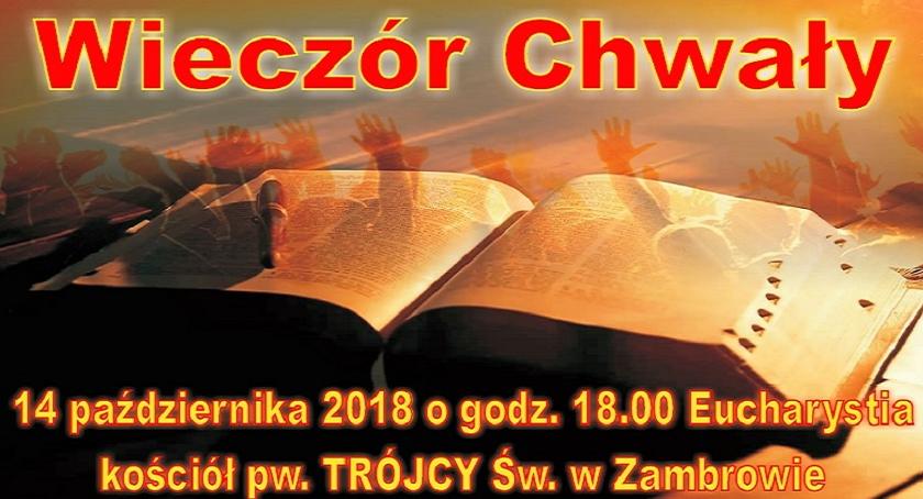 Zapraszamy na Wieczór Chwały w „Trójcy”