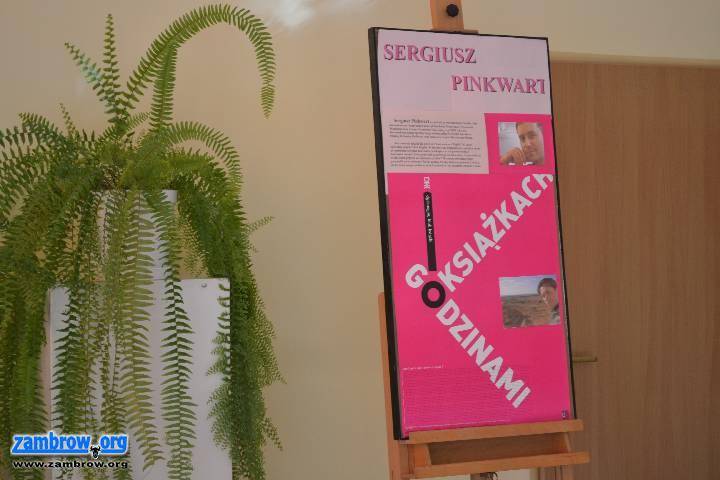 Sergiusz Pinkwart w Miejskiej Bibliotece w Zambrowie