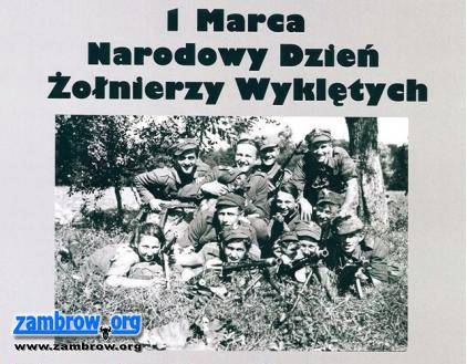 Dziś Narodowy Dzień Pamięci Żołnierzy Wyklętych