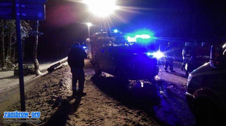 Uwaga: droga do Łomży zablokowana! Wypadek na DK63