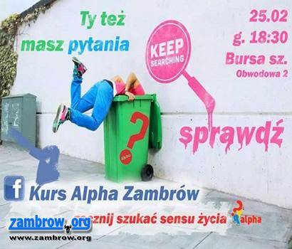 Kurs Alpha rusza w Zambrowie 