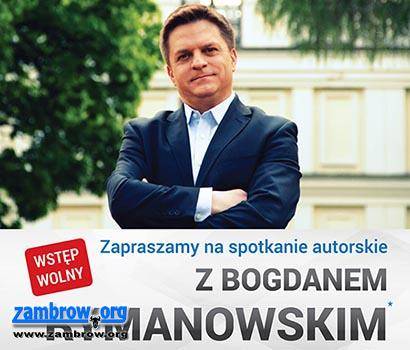 Zapraszamy na spotkanie autorskie z Bogdanem Rymanowskim